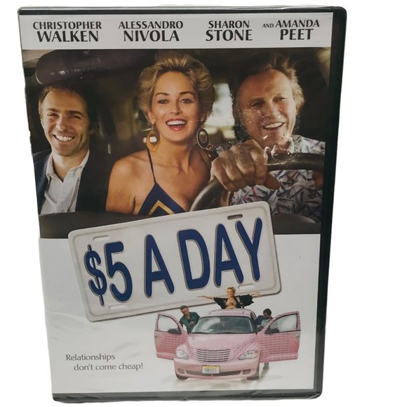 $5 A Day DVD 2009 Christopher Walken Sharon Stone New In Package - Picture 1 of 8